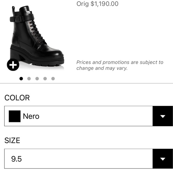 NIB SALVATORE FERRAGAMO Women’s LOBER Block Heel Hiking Boots - Picture 7 of 7